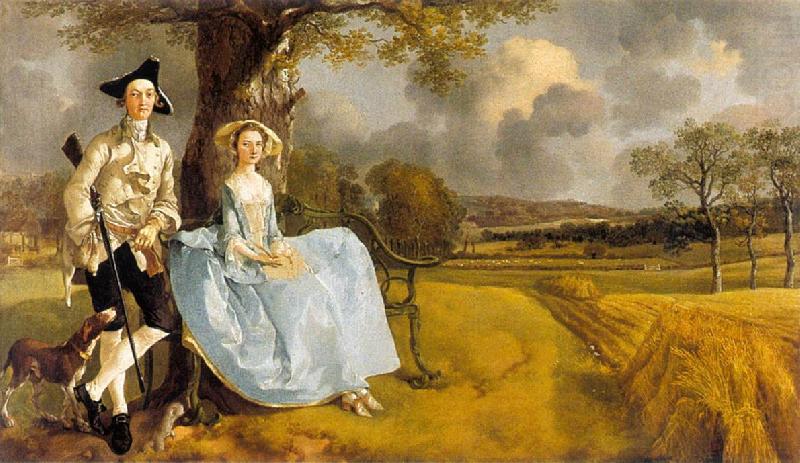 GAINSBOROUGH, Thomas Mr and Mrs Andrews dg china oil painting image